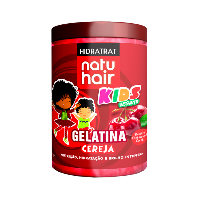 NatuHair Kids Cherry Styling Gel application – Buy now at MKPBR.COM – Worldwide Shipping