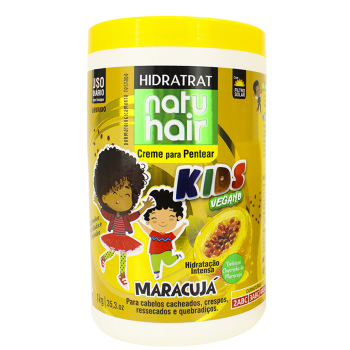 NatuHair Kids Passionfruit Leave-In Combing Cream – Buy now at MKPBR.COM – Worldwide Shipping