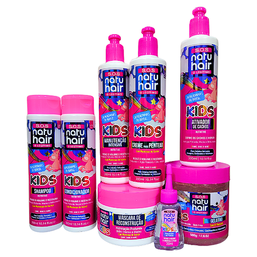 NatuHair Kids SOS Complete Kit – Buy now at MKPBR.COM – Worldwide Shipping