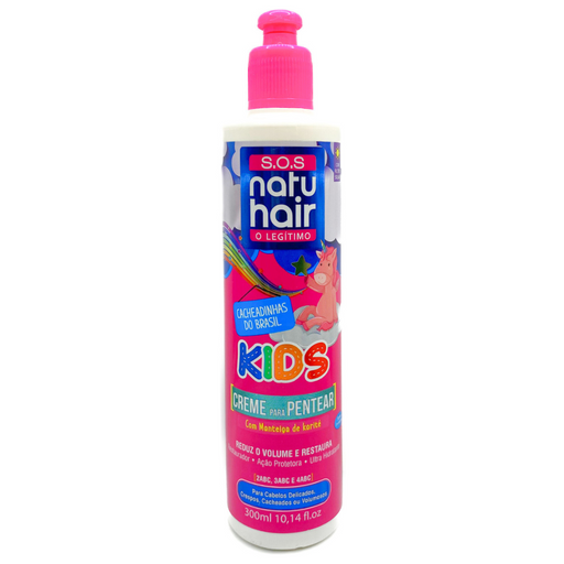 NatuHair Kids SOS Leave-In Combing Cream 300ml – Buy now at MKPBR.COM – Worldwide Shipping