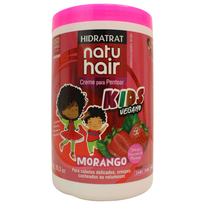 NatuHair Kids Strawberry Leave-In Combing Cream – Buy now at MKPBR.COM – Worldwide Shipping