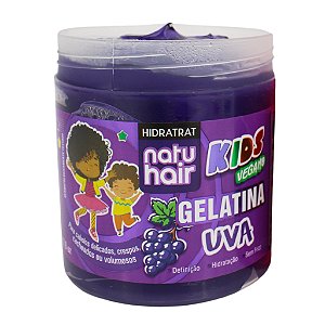 NatuHair Kids Vegan Grape Gel 500g curl result – Buy now at MKPBR.COM – Worldwide Shipping