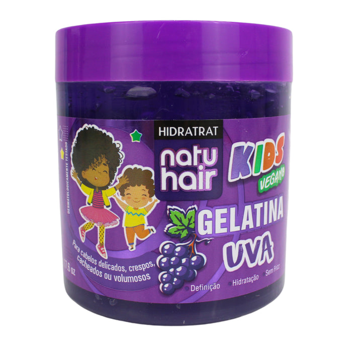 NatuHair Kids Vegan Grape Gel 500g – Buy now at MKPBR.COM – Worldwide Shipping