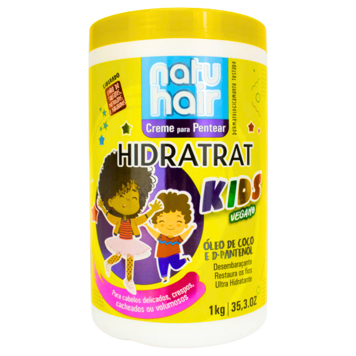 NatuHair Kids Vegan Leave-In Combing Cream 1kg – Buy now at MKPBR.COM – Worldwide Shipping