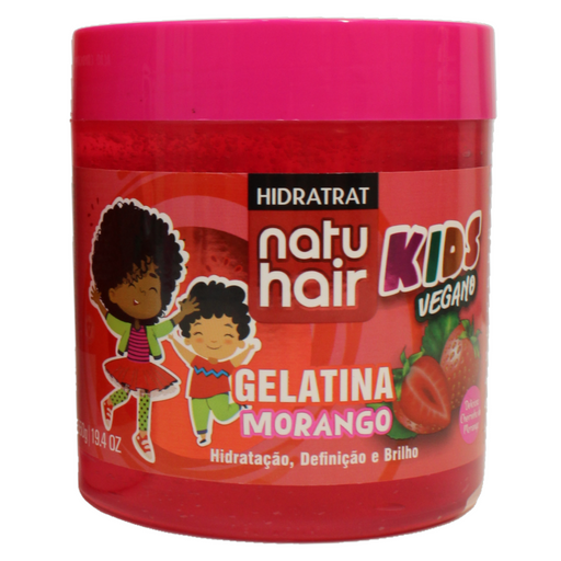 NatuHair Kids Vegan Strawberry Gel 500g – Buy now at MKPBR.COM – Worldwide Shipping