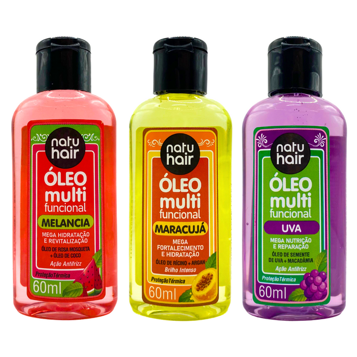 NatuHair Multifunctional Oil Kit – Buy now at MKPBR.COM – Worldwide Shipping