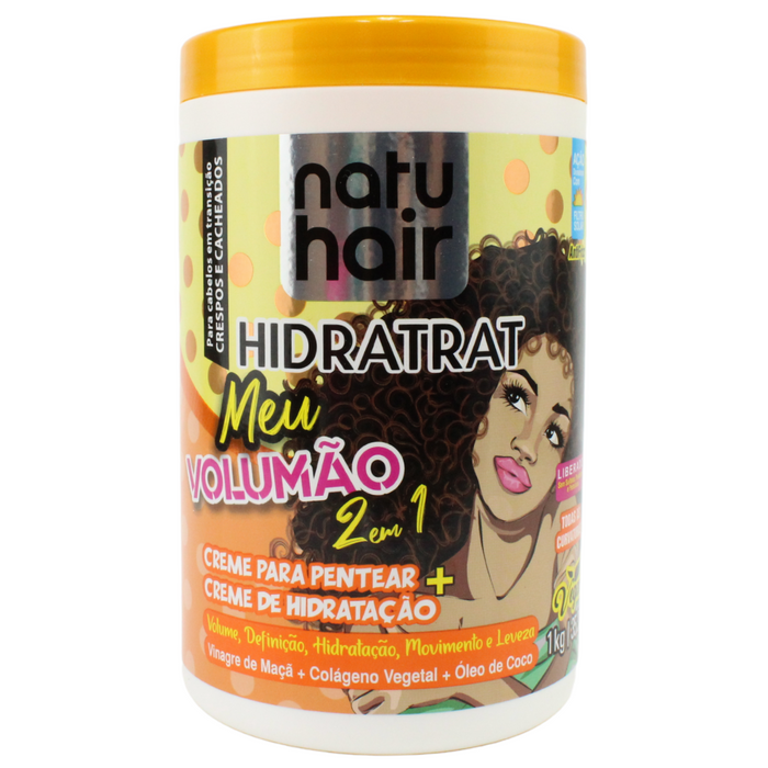NatuHair My Big Volume 2-in-1 Leave-In Combing Cream – Buy now at MKPBR.COM – Worldwide Shipping