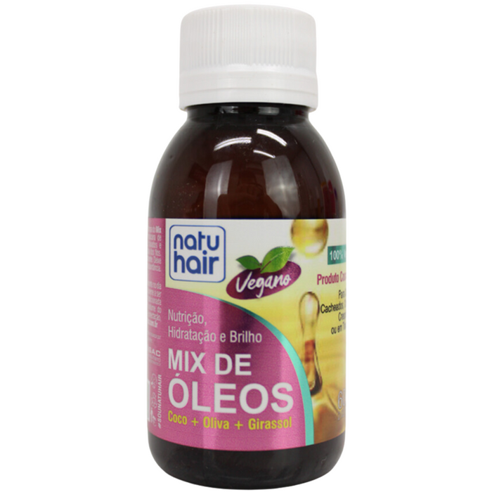 NatuHair Oil Mix 60ml – Buy now at MKPBR.COM – Worldwide Shipping