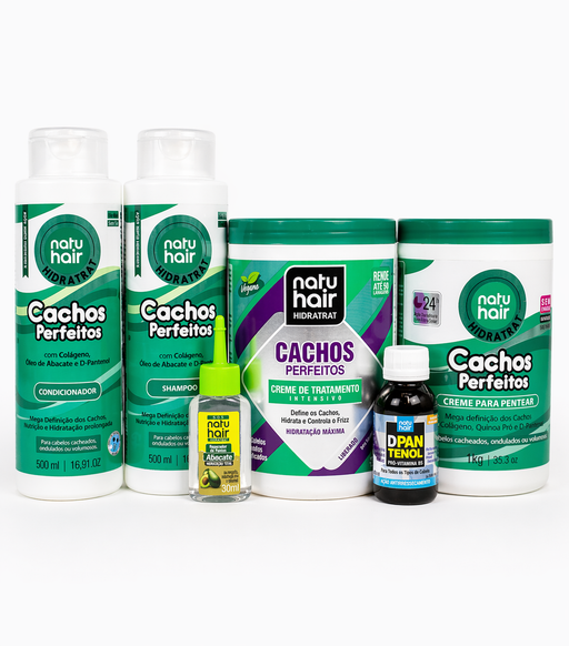 NatuHair Perfect Curls Kit – Buy now at MKPBR.COM – Worldwide Shipping