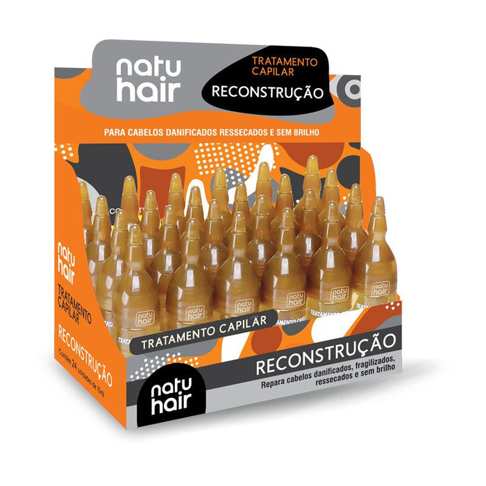 NatuHair Reconstruction Hair Treatment Ampoule 10 ml – Buy now at MKPBR.COM – Worldwide Shipping