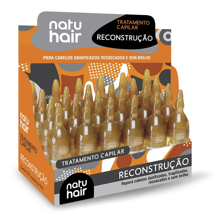 NatuHair Reconstruction Treatment Ampoule Kit – Buy now at MKPBR.COM – Worldwide Shipping