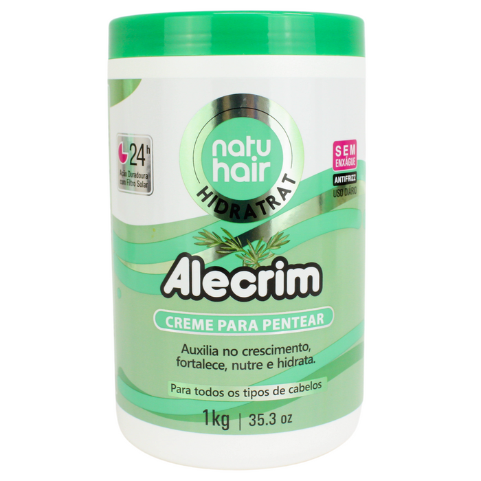 NatuHair Rosemary Leave-In Combing Cream 1kg – Buy now at MKPBR.COM – Worldwide Shipping