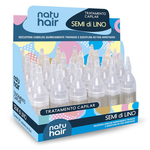 NatuHair Semi Di Lino Hair Treatment Ampoules Kit – Buy now at MKPBR.COM – Worldwide Shipping