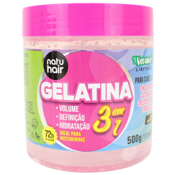 NatuHair SOS 3-in-1 Gelatina 500g – Buy now at MKPBR.COM – Worldwide Shipping