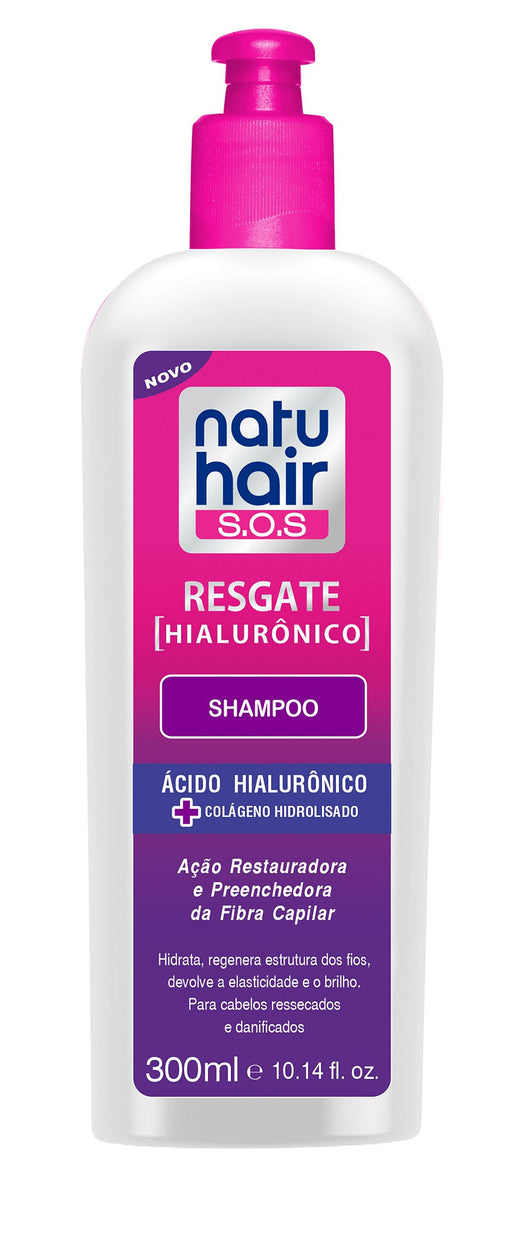 NatuHair SOS Hyaluronic Rescue Shampoo bottle – Buy now at MKPBR.COM – Worldwide Shipping
