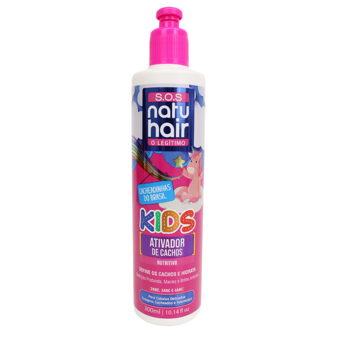 NatuHair SOS Kids Curl Activator 300ml – Buy now at MKPBR.COM – Worldwide Shipping