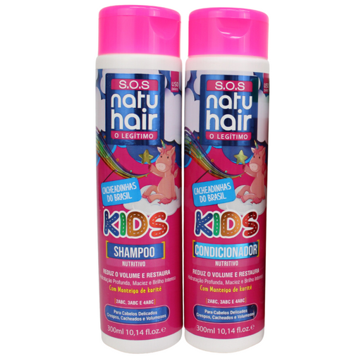 NatuHair SOS Kids Shampoo Conditioner Kit – Buy now at MKPBR.COM – Worldwide Shipping