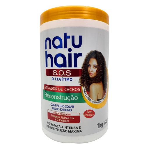 NatuHair SOS Reconstruction Curl Activator 1kg – Buy now at MKPBR.COM – Worldwide Shipping