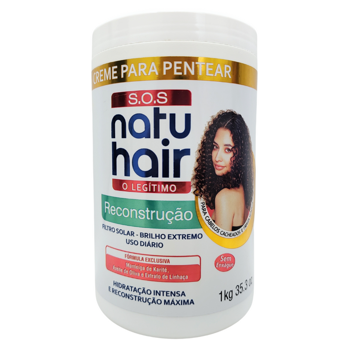 NatuHair SOS Reconstruction Leave-In Combing Cream 1kg – Buy now at MKPBR.COM – Worldwide Shipping