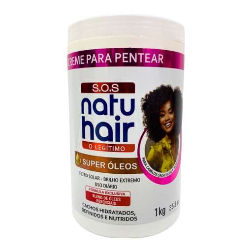 NatuHair SOS Super Oils Leave-In Combing Cream – Buy now at MKPBR.COM – Worldwide Shipping
