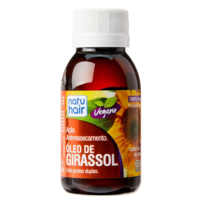 NatuHair Sunflower Oil 60ml – Buy now at MKPBR.COM – Worldwide Shipping