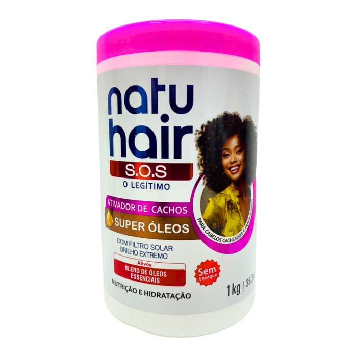 NatuHair Super Oils SOS Curl Activator 1kg – Buy now at MKPBR.COM – Worldwide Shipping