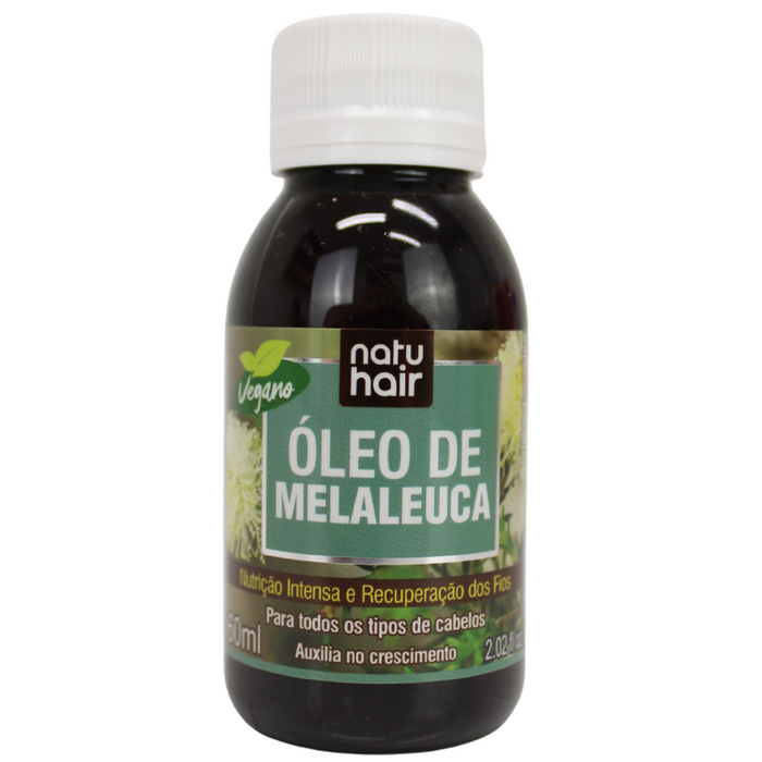 NatuHair Tea Tree Melaleuca Oil 60ml – Buy now at MKPBR.COM – Worldwide Shipping