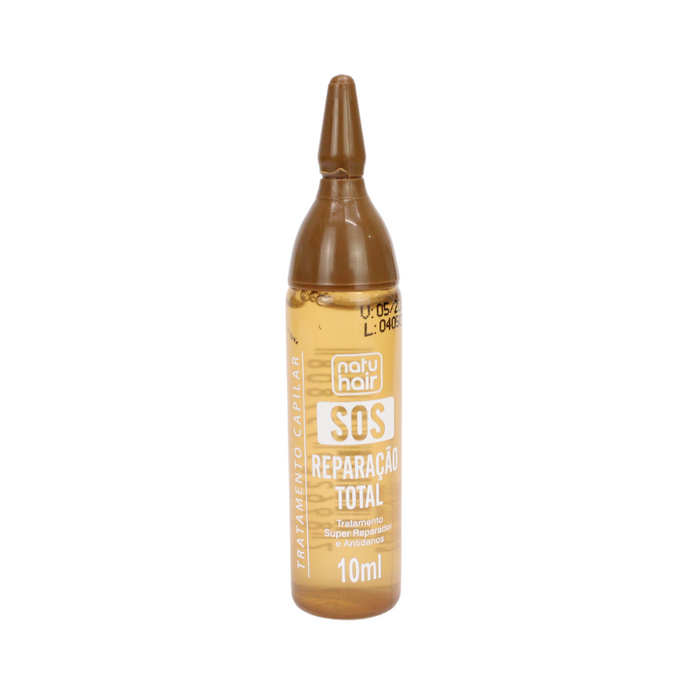 NatuHair Total Repair Hair Treatment Ampoule packaging – Buy now at MKPBR.COM – Worldwide Shipping