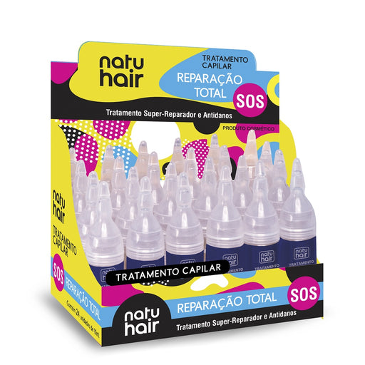 NatuHair Total Repair Treatment Ampoules Kit – Buy now at MKPBR.COM – Worldwide Shipping