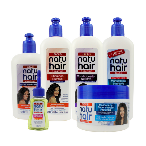 NatuHair Traditional SOS Complete Line Kit – Buy now at MKPBR.COM – Worldwide Shipping