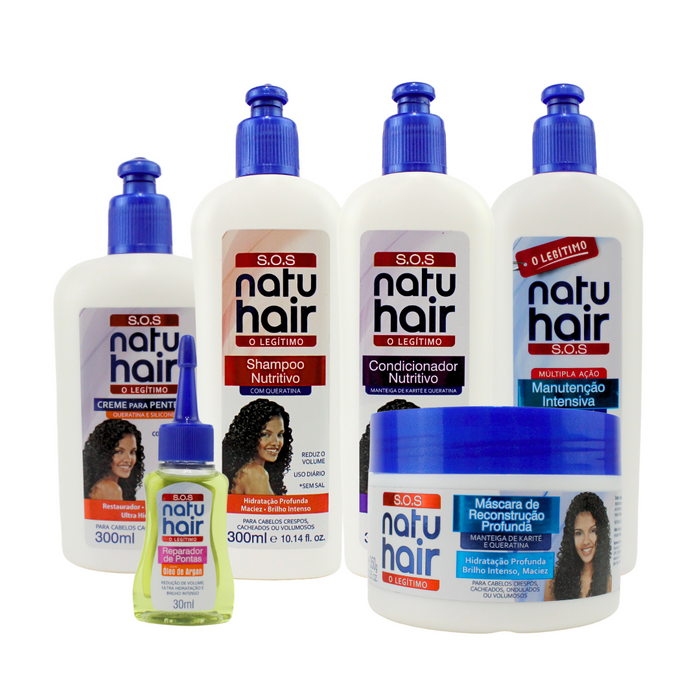 NatuHair Traditional SOS Complete Line Kit – Buy now at MKPBR.COM – Worldwide Shipping