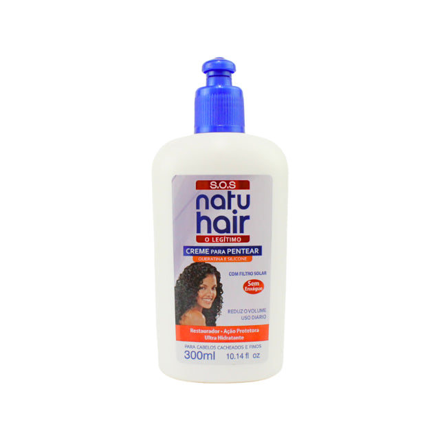 NatuHair Traditional SOS Leave-In Combing Cream Brazilian Hair Care – Buy now at MKPBR.COM – Worldwide Shipping
