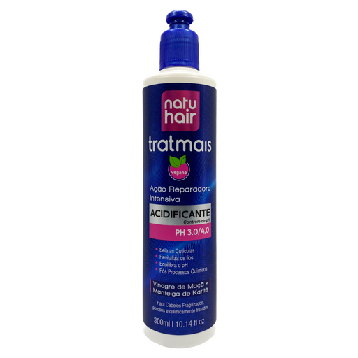 NatuHair TratMais Vegan Acidifier 300ml – Buy now at MKPBR.COM – Worldwide Shipping