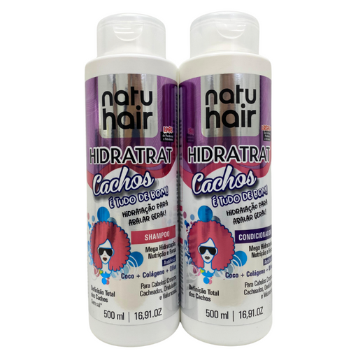 NatuHair Vita Mais Curls Shampoo and Conditioner Kit – Buy now at MKPBR.COM – Worldwide Shipping