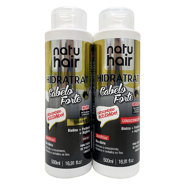 NatuHair Vita Mais Strong Hair Shampoo and Conditioner Kit – Buy now at MKPBR.COM – Worldwide Shipping