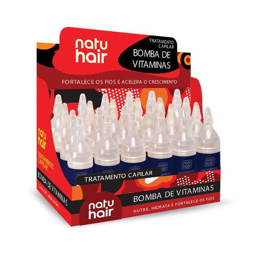 NatuHair Vitamin Bomb Hair Treatment Ampoule 10 ml – Buy now at MKPBR.COM – Worldwide Shipping