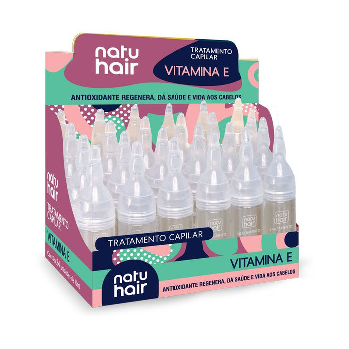 NatuHair Vitamin E Hair Treatment Ampoule 10 ml – Buy now at MKPBR.COM – Worldwide Shipping
