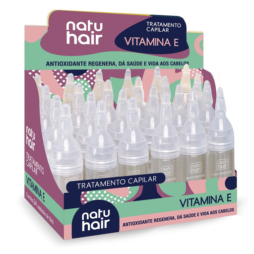 NatuHair Vitamin E Hair Treatment Ampoule Kit 12x10ml – Buy now at MKPBR.COM – Worldwide Shipping