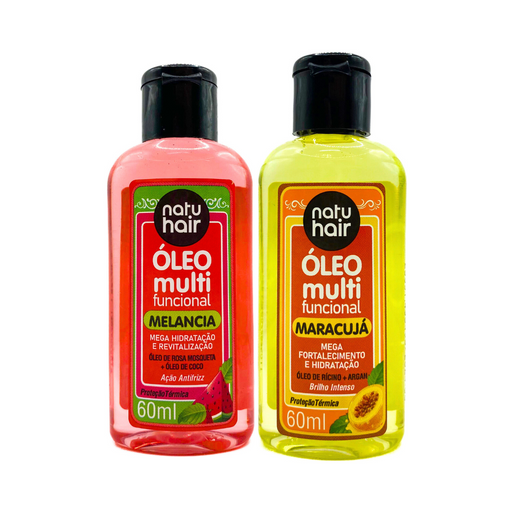 NatuHair Watermelon Passion Fruit Oil Kit 60ml – Buy now at MKPBR.COM – Worldwide Shipping