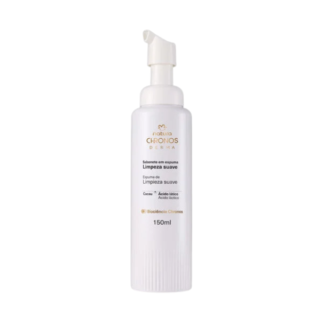 Natura Chronos Derma Gentle Foam Cleanser 150ml refreshing creamy facial foam – Buy now at MKPBR.COM – Worldwide Shipping
