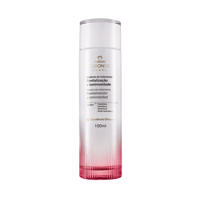 Natura Chronos Derma Revitalizing Essence 3.38 oz boosting radiance and serum performance – Buy now at MKPBR.COM – Worldwide Shipping