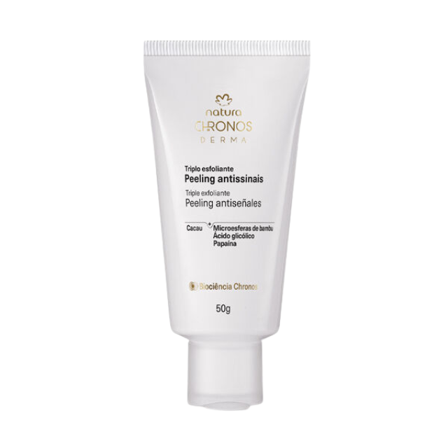 Natura Chronos Derma Triple Exfoliating Peeling 50g for texture refinement – Buy now at MKPBR.COM – Worldwide Shipping