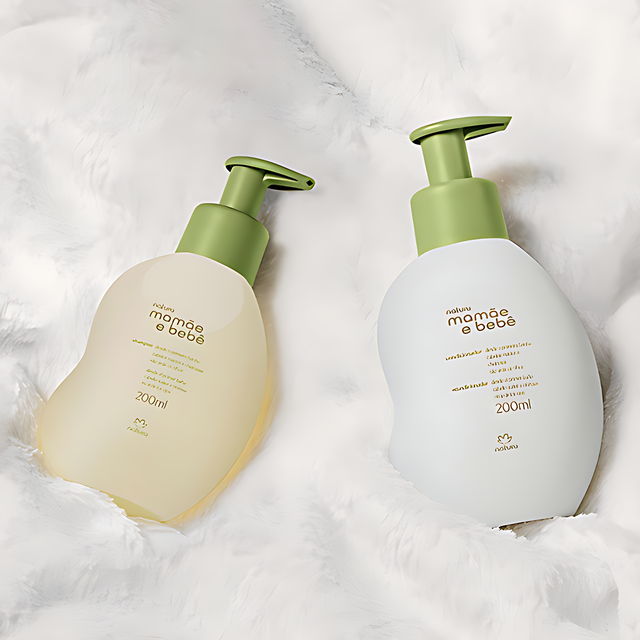Natura Mamãe e Bebê Hair Care Kit no-tears comfort baby hair care – 2 x 6.76 fl oz (200 ml) – Buy now at MKPBR.COM – Worldwide Shipping