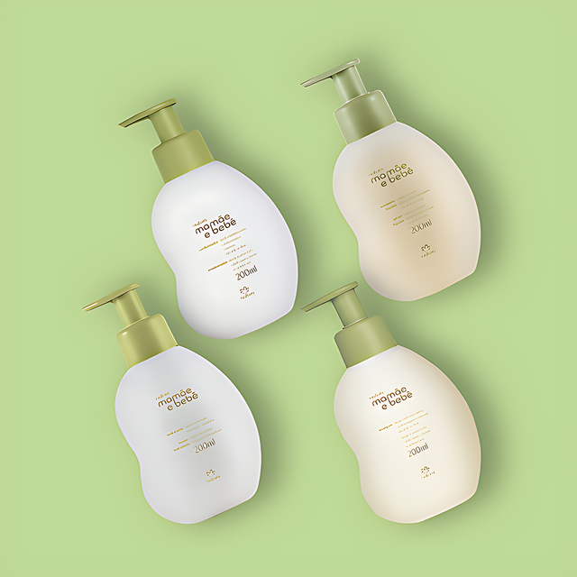 Natura Mamãe e Bebê Daily Bath & Moisture Kit (4 Items) – all products shown together 4x200ml – Buy now at MKPBR.COM – Worldwide Shipping