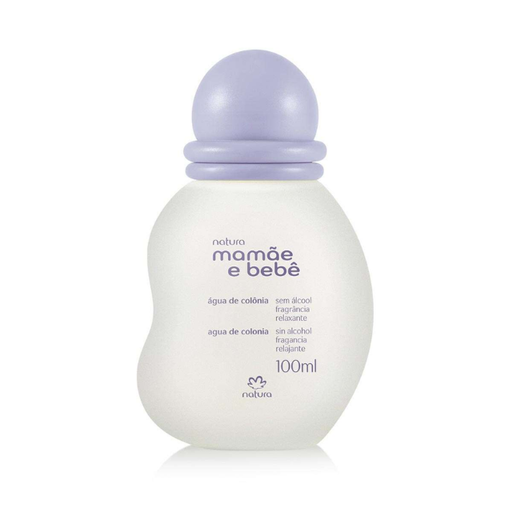 Natura Mamãe e Bebê Relaxing Baby Cologne Water – Alcohol‑Free, Soft Bedtime Scent – 3.38 fl oz (100 ml) hero image – Buy now at MKPBR.COM – Worldwide Shipping