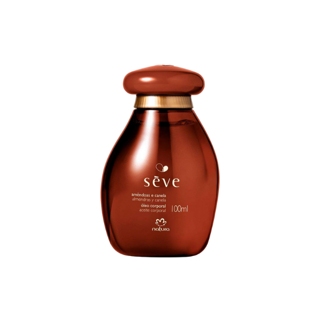 Natura Sève Almond & Cinnamon In-Shower Deodorant Body Oil for Soft, Glowing Skin – 3.38 fl oz (100 ml) hero product image – Buy now at MKPBR.COM – Worldwide Shipping
