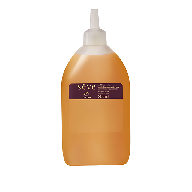 Natura Sève Sweet Almond & Black Orchid Deodorant Moisturizing Body Oil (In-Shower Rinse-Off) – Soft, Scented Skin – 6.76 fl oz (200 ml) Refill  – Buy now at MKPBR.COM – Worldwide Shipping

