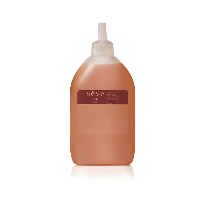 Natura Sève Sweet Almond Intense Deodorant Body Oil (In-Shower Rinse-Off) – Soft, Radiant-Looking Skin + Floral Scent – 6.76 fl oz (200 ml) refill option concept – Buy now at MKPBR.COM – Worldwide Shipping