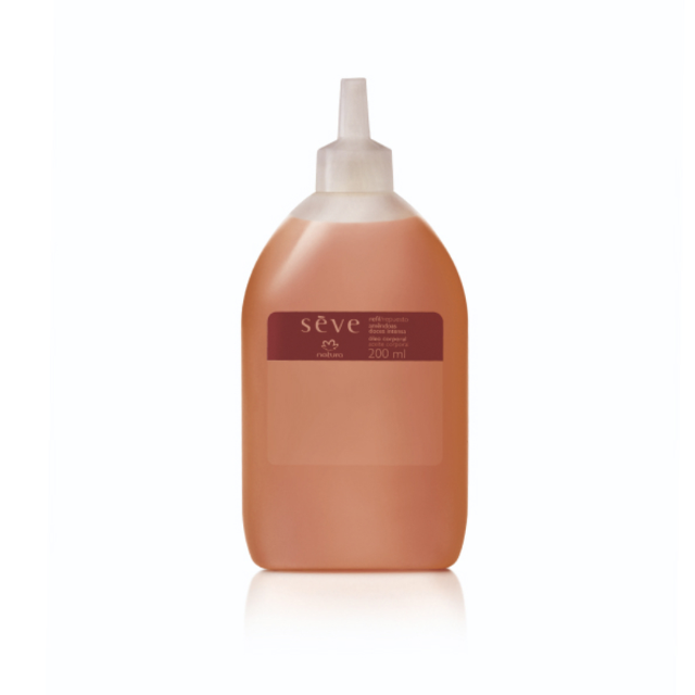Natura Sève Sweet Almond Intense Deodorant Body Oil (In-Shower Rinse-Off) – Soft, Radiant-Looking Skin + Floral Scent – 6.76 fl oz (200 ml) refill option concept – Buy now at MKPBR.COM – Worldwide Shipping