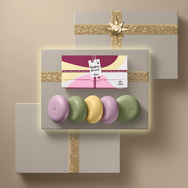 Natura Tododia Assorted Bar Soap Gift Set (5 Bars) – Creamy Lather, Soft Skin, Moisturizing – 15.87 oz (450 g) gift-ready packaging – Buy now at MKPBR.COM – Worldwide Shipping